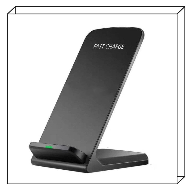 Vertical Bracket Dual Coil 10W Wireless Charger Vertical Bracket Dual Coil 10W Wireless Charger